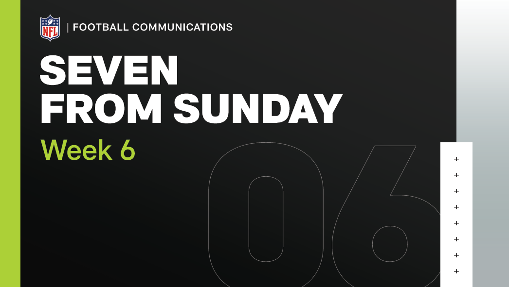 Seven From Sunday – Week 6